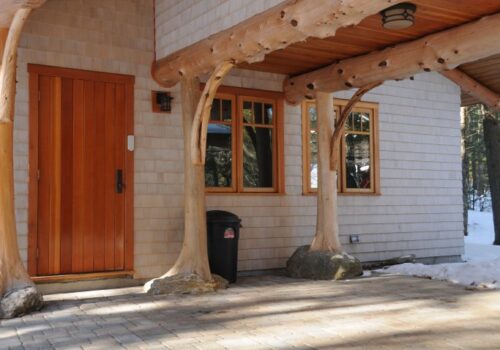 Custom Log Homes, Cedar Timber Frame