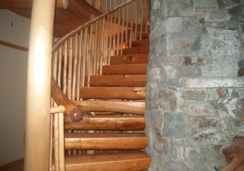 architectural hardwood stairs Josh Belisle home builder