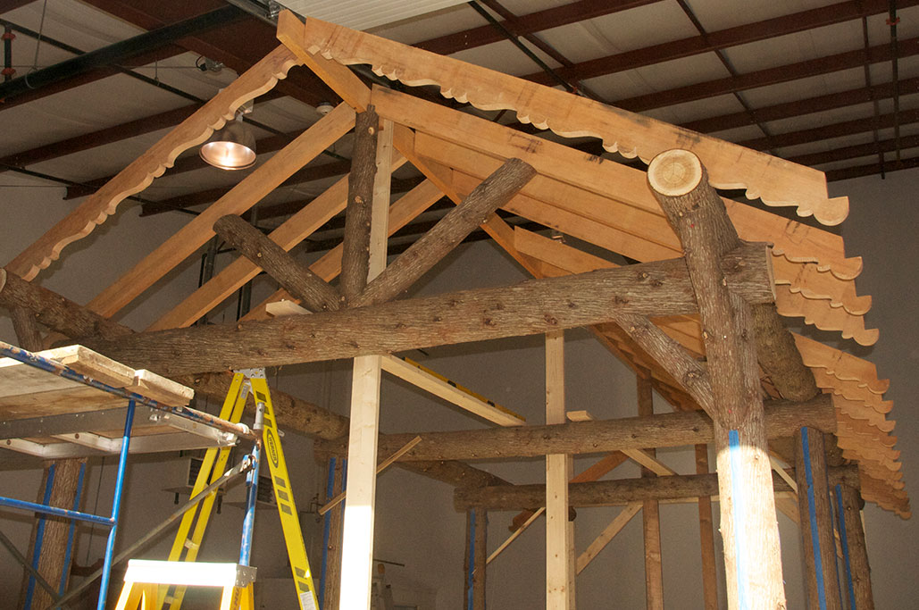 Custom Log Homes, Cedar Timber Frame